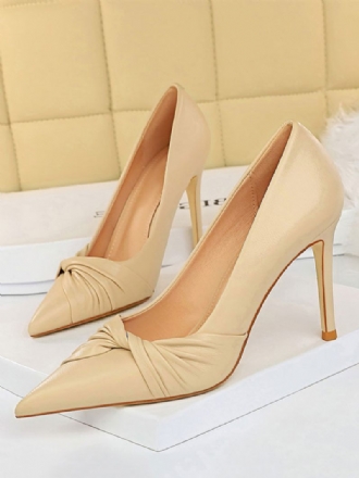 Naisten Pumps Teräväkärkinen Stiletto Heel Chic Apricot Summer Heels